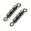 10pcs/lot Triple Rolling Swivel Barrel Connector